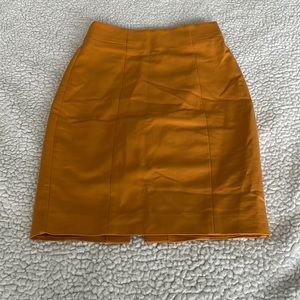 H&M Mustard Mini Skirt